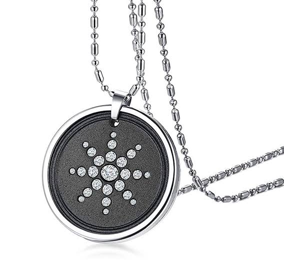 AIM SILVER COLOUR QUANTUM PENDENT